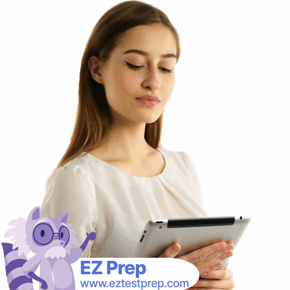 Nursing student following ATI TEAS 7 study blueprint with app, checklist, notebook, and calculator on a desk