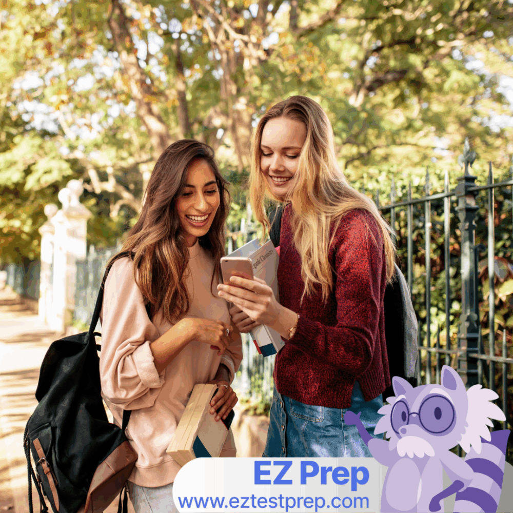 Nursing student reviewing HESI A2 science notes with tablet and anatomy diagram