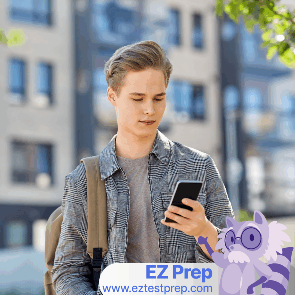 Student reviewing ASWB exam dos and don'ts checklist beside a laptop with practice questions and a planner on a desk