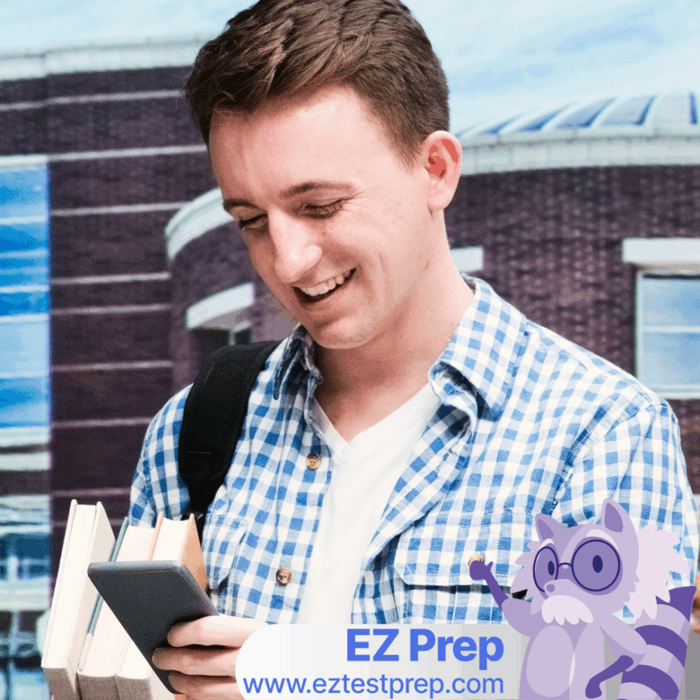 Student using a TEAS 7 study app with timed practice and analytics on a laptop, preparing for the ATI TEAS exam