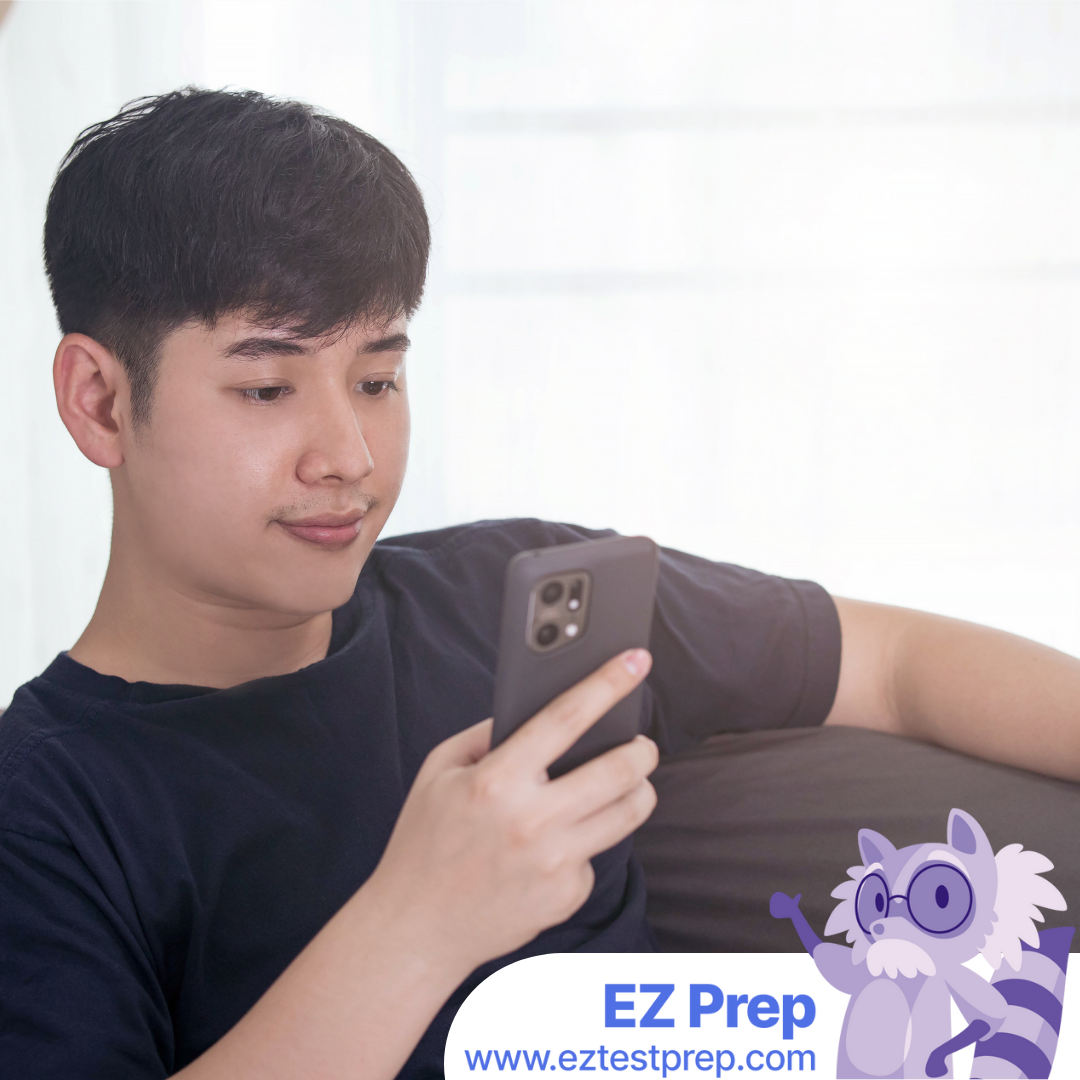 CDL exam study guide with first-time commercial driver candidate reviewing safety rules, road signs, and exam materials at a desk